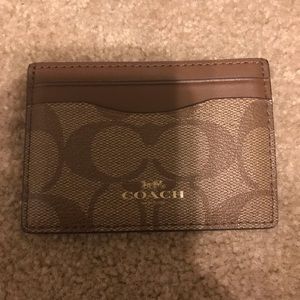 Coach credit card holder